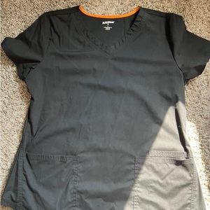 Black Scrubstar Scrub Top, Size Medium, Not to lose and not to tight